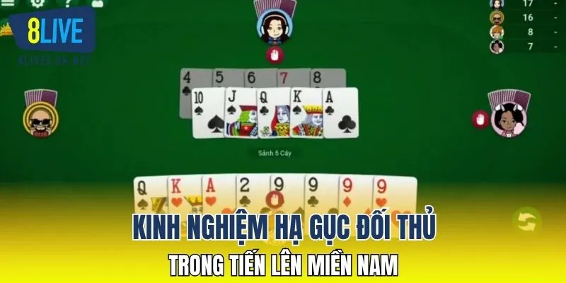 Kinh nghiệm hạ gục đối thủ trong tiến lên miền Nam
