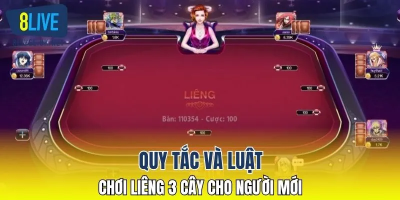 Quy tắc và luật chơi liêng 3 cây cho người mới